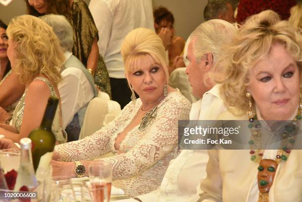 Ivana Trump attends the Massimo Birthday Party On French Riviera on August 19, 2018 in Saint-Tropez, France.