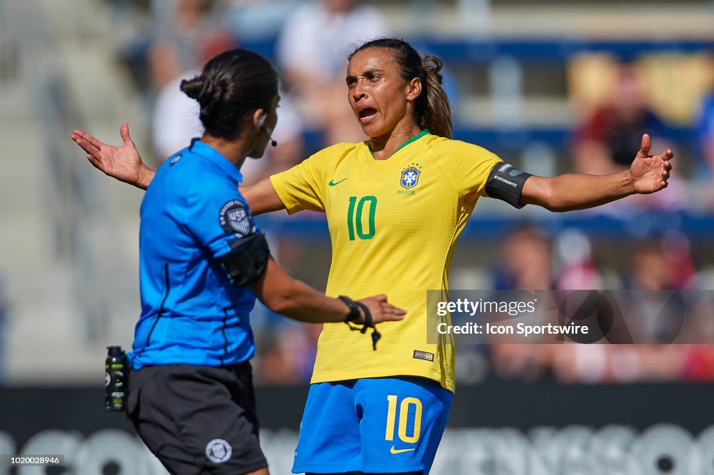 SOCCER: JUL 26 Tournament of Nations - Brazil v Australia