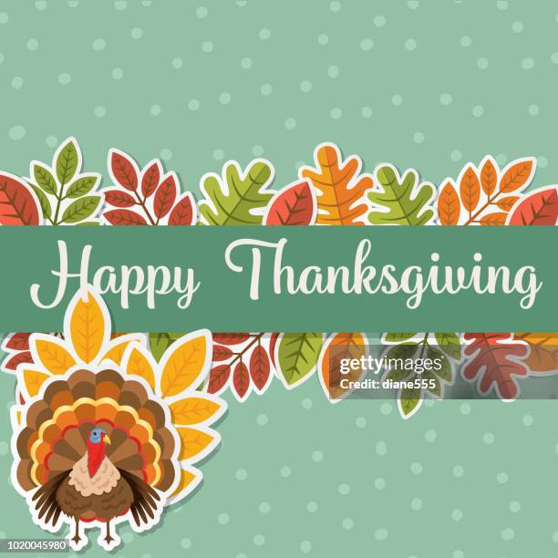 ilustraciones, imágenes clip art, dibujos animados e iconos de stock de diseño plano, lindo fondo de otoño - thanksgiving cartoon