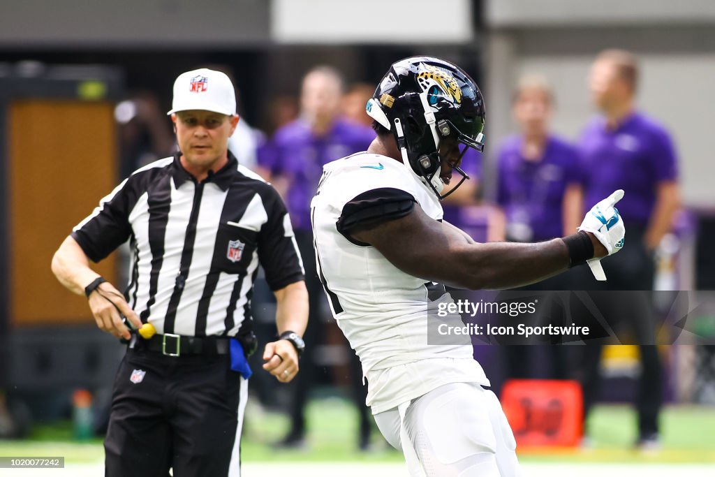 NFL: AUG 18 Preseason - Jaguars at Vikings