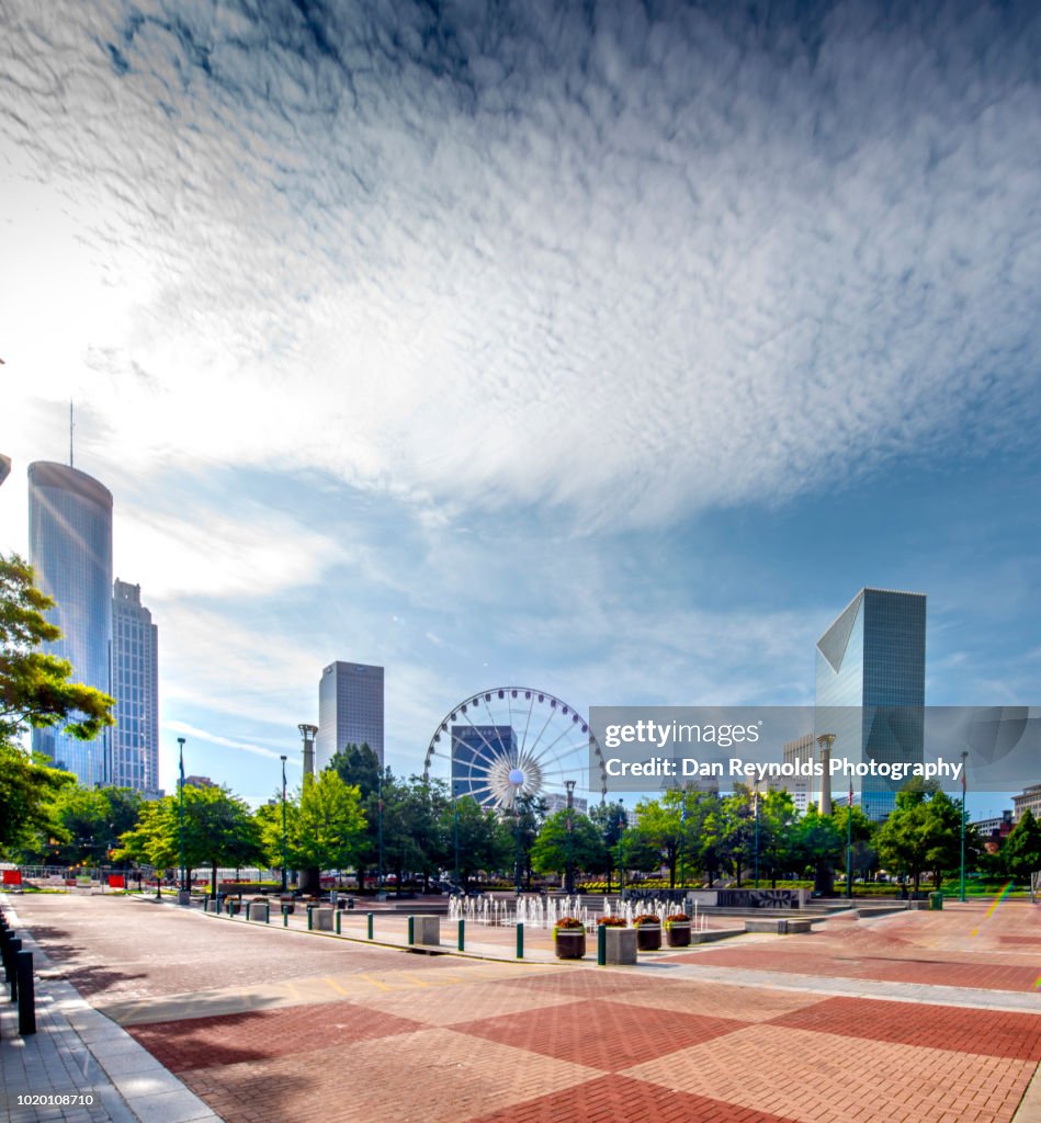Atlanta Skyline - Centennial Park