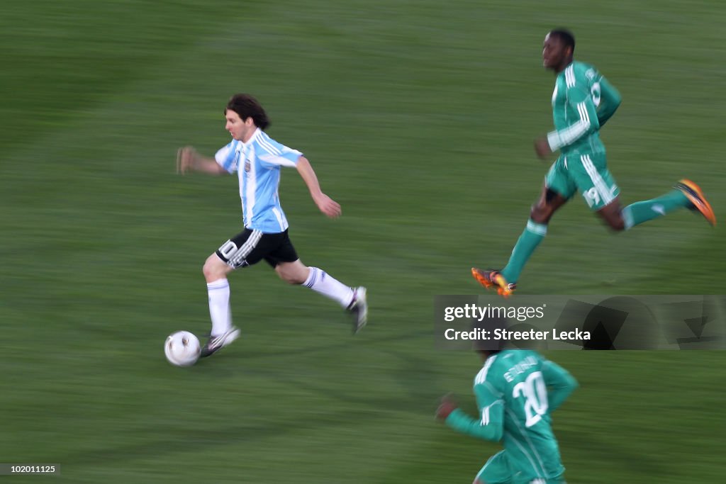 Argentina v Nigeria: Group B - 2010 FIFA World Cup