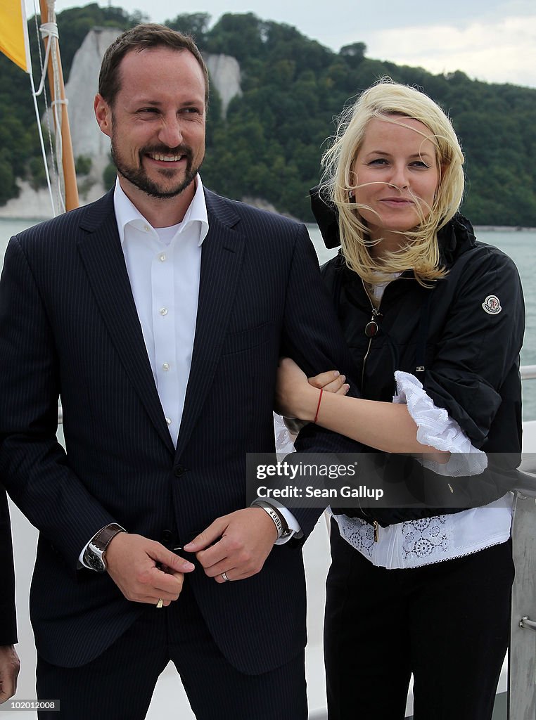 Princess Mette-Marit and Prince Haakon of Norway Visit Northern Germany
