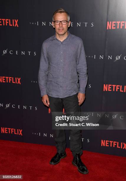 Philip Wright attends a special screening of the Netflix show "The Innocents" at the Curzon Mayfair on August 20, 2018 in London, England.