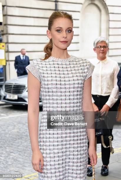 Sorcha Groundsell attends a special screening of "The Innocents" at The Curzon Mayfair on August 20, 2018 in London, England.