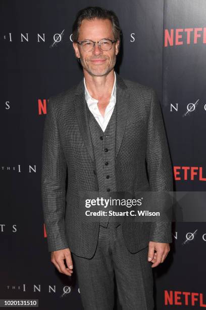 Guy Pearce attends a special screening of the Netflix show "The Innocents" at the Curzon Mayfair on August 20, 2018 in London, England.