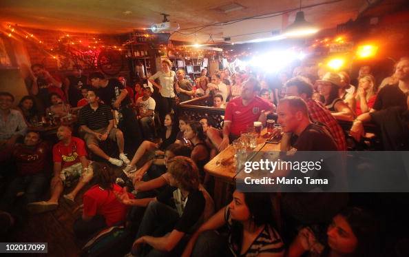U.S. Soccer Fans Watch USA vs. England World Cup Match U.S. Soccer Fans Watch USA vs. England World Cup Match