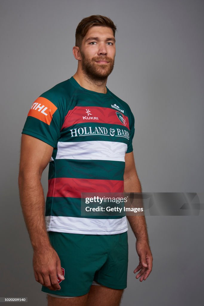 Graham Kitchener Graham Kitchener of Leicester Tigers poses for a portrait during the ...