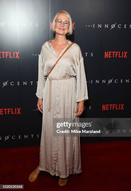 Ngunn Beate ¯yen attends a special screening of the Netflix show "The Innocents" at The Curzon Mayfair on August 20, 2018 in London, England.