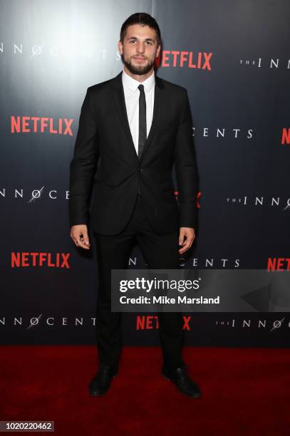 Jack Parr attends a special screening of the Netflix show "The Innocents" at The Curzon Mayfair on August 20, 2018 in London, England.