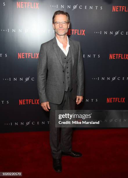 Guy Pearce attends a special screening of the Netflix show "The Innocents" at The Curzon Mayfair on August 20, 2018 in London, England.