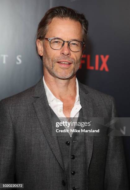 Guy Pearce attends a special screening of the Netflix show "The Innocents" at The Curzon Mayfair on August 20, 2018 in London, England.