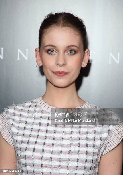 Sorcha Groundsell attends a special screening of the Netflix show "The Innocents" at The Curzon Mayfair on August 20, 2018 in London, England.