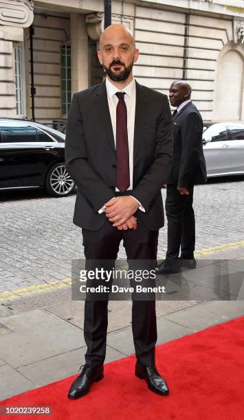 Simon Duric attends a special screening of "The Innocents" at The Curzon Mayfair on August 20, 2018 in London, England.