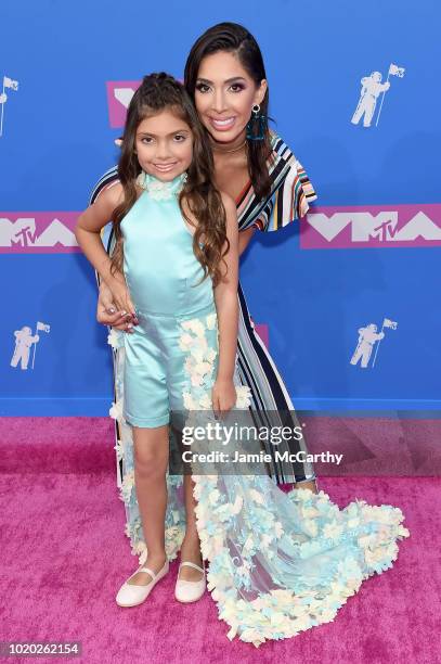 Sophie and Farrah Abraham attend the 2018 MTV Video Music Awards at Radio City Music Hall on August 20, 2018 in New York City.