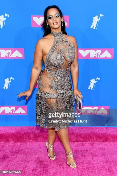 Dascha Polanco attends the 2018 MTV Video Music Awards at Radio City Music Hall on August 20, 2018 in New York City.