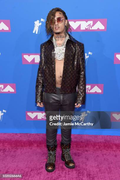 Lil Pump attends the 2018 MTV Video Music Awards at Radio City Music Hall on August 20, 2018 in New York City.