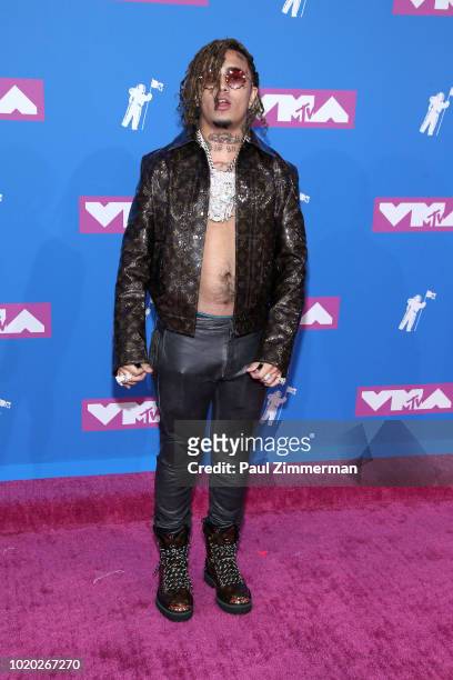 Lil Pump attends the 2018 MTV Video Music Awards at Radio City Music Hall on August 20, 2018 in New York City.