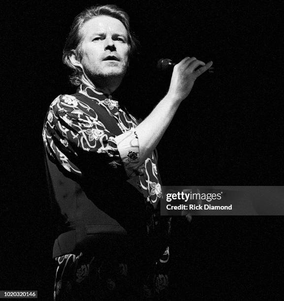 Don Henley performs at Chastain Park Amphitheater June 25, 1991 in Atlanta, Georgia.