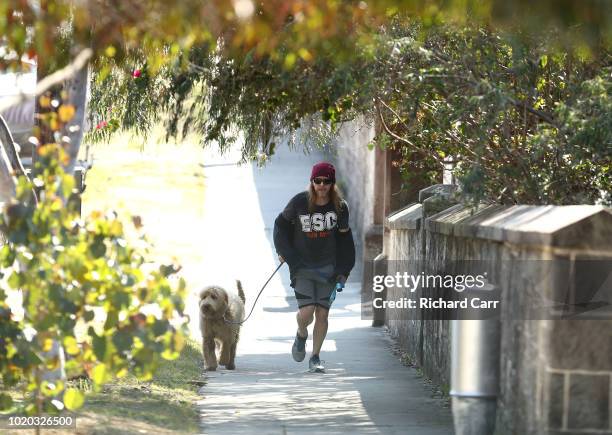 Comedian Tim Minchin is seen on August 21, 2018 in Sydney, Australia.