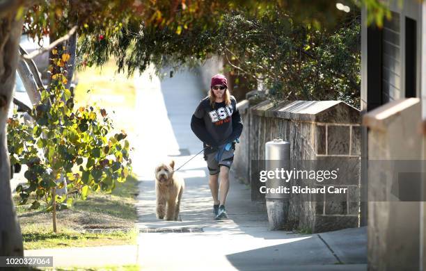 Comedian Tim Minchin is seen on August 21, 2018 in Sydney, Australia.