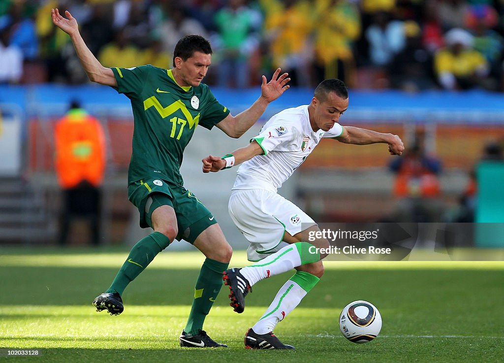 Algeria v Slovenia: Group C - 2010 FIFA World Cup