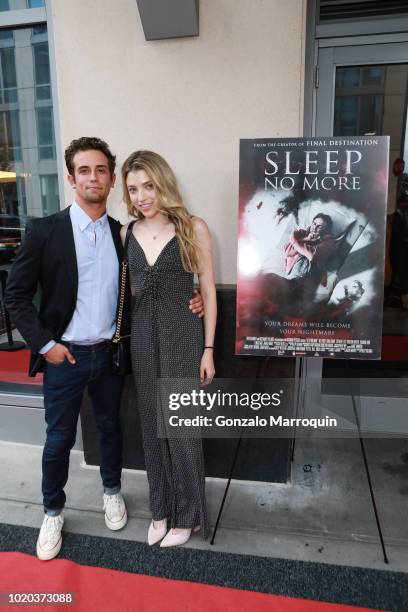 Keli Price and Dale Borchiver during the Premiere For RLJ Entertainment's "Sleep No More" on August 20, 2018 in Brooklyn City.