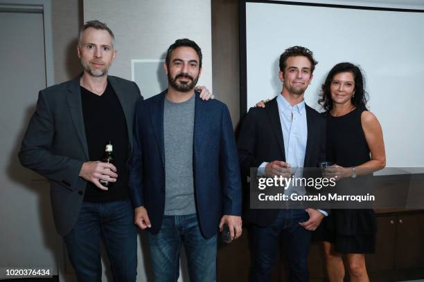 James Lamarr, Phillip Guzman, Keli Price and Shari Moss during the Premiere For RLJ Entertainment's "Sleep No More" on August 20, 2018 in Brooklyn...