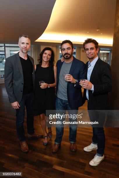James Lamarr, Shari Moss, Phillip Guzman and Keli Price during the Premiere For RLJ Entertainment's "Sleep No More" on August 20, 2018 in Brooklyn...