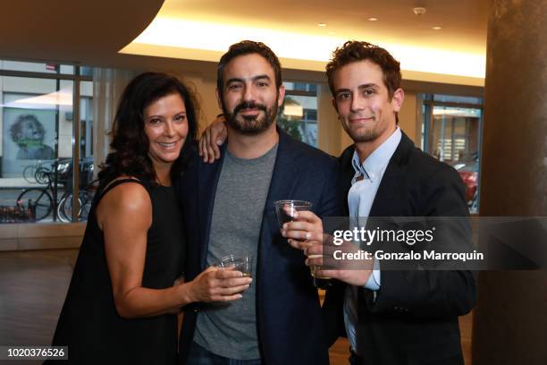 Shari Moss, Phillip Guzman and Keli Price during the Premiere For RLJ Entertainment's "Sleep No More" on August 20, 2018 in Brooklyn City.