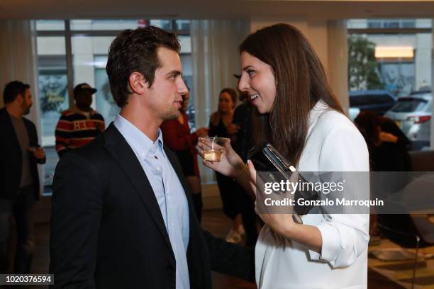 Keli Price and Mackenzie Slater during the Premiere For RLJ Entertainment's "Sleep No More" on August 20, 2018 in Brooklyn City.