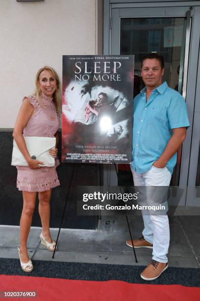Lysienne Smith and Billy Smith during the Premiere For RLJ Entertainment's "Sleep No More" on August 20, 2018 in Brooklyn City.