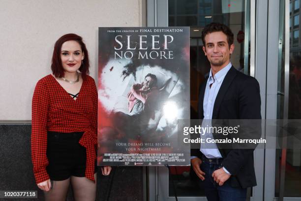 Christine Dwyer and Keli Price during the Premiere For RLJ Entertainment's "Sleep No More" on August 20, 2018 in Brooklyn City.
