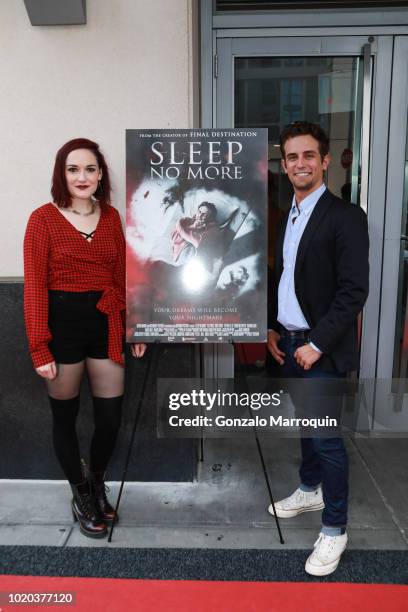 Christine Dwyer and Keli Price during the Premiere For RLJ Entertainment's "Sleep No More" on August 20, 2018 in Brooklyn City.