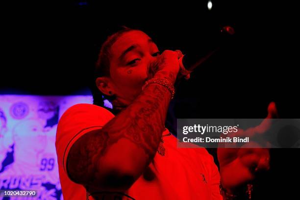 Young M.A. Performs at Major League Soccer Kicks Off Heineken Rivalry Week on August 20, 2018 in Brooklyn, New York.