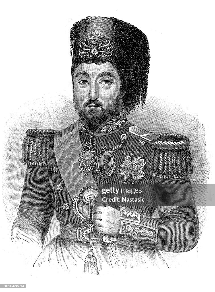Mohammed Rasheed Pasha Mustafa Reshid Pasha Turkish Statesman High-Res Vector Graphic - Getty ...