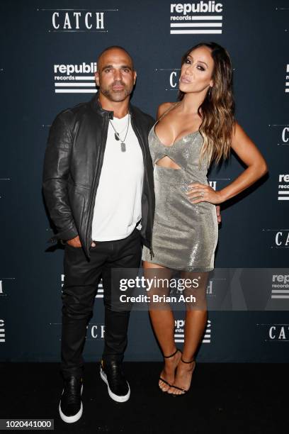 Joe Gorga and Melissa Gorga attend the Republic Records VMA After-Party at Catch on August 20, 2018 in New York City.