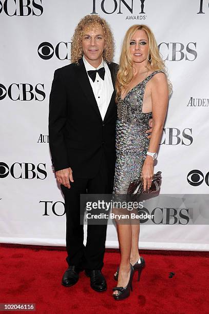 Musician David Bryan and Lexi Quaas attend the 64th Annual Tony Awards at Radio City Music Hall on June 13, 2010 in New York City.