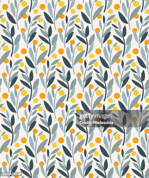 illustrations, cliparts, dessins animés et icônes de seamless pattern plante inherited - olivier