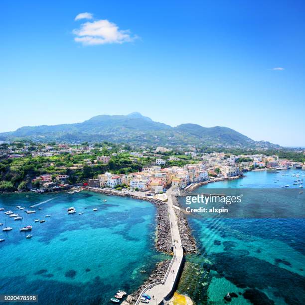 ischia island in italy - gulf of naples stock pictures, royalty-free photos & images