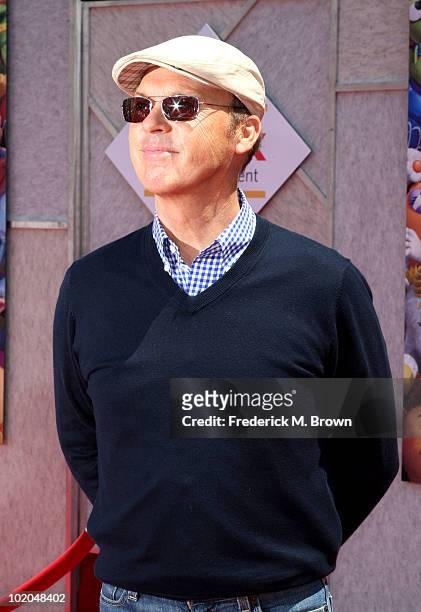 Actor Michael Keaton arrives at premiere of Walt Disney Pictures' "Toy Story 3" held at El Capitan Theatre on June 13, 2010 in Hollywood, California.