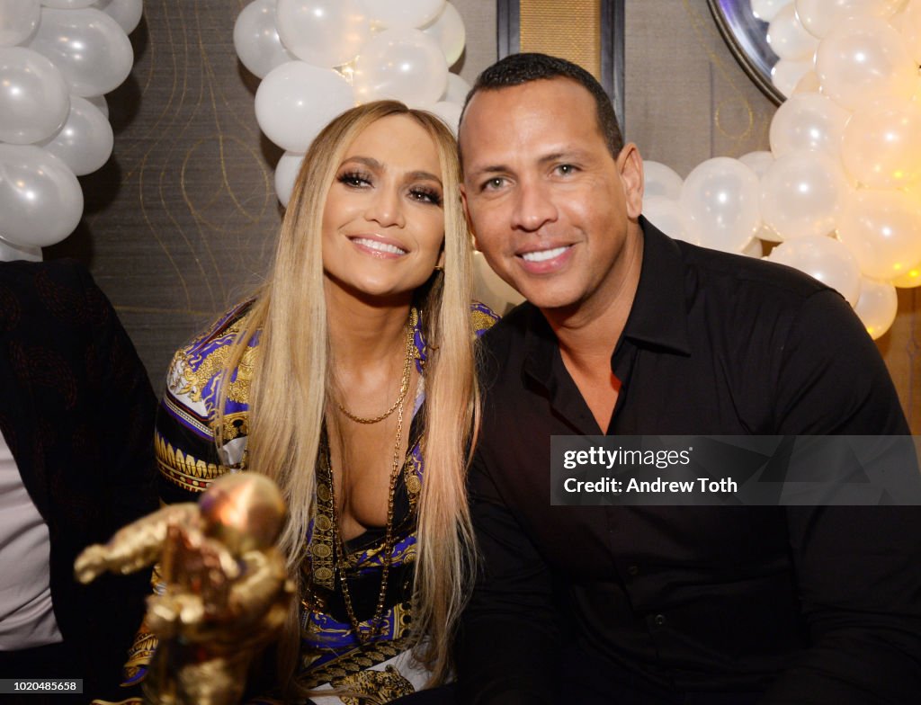 Jennifer Lopez's MTV VMA's Vanguard Award Celebration At Beauty & Essex In NY