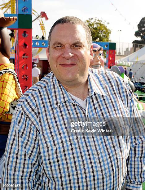 Actor Jeff Garlin arrives at the afterparty for the premiere of Walt Disney Pictures' "Toy Story 3" at Hollywood High School on June 13, 2010 in Los...