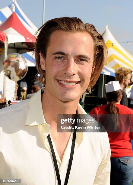 Actor Erik von Detten arrives at the afterparty for the premiere of Walt Disney Pictures' "Toy Story 3" at Hollywood High School on June 13, 2010 in...