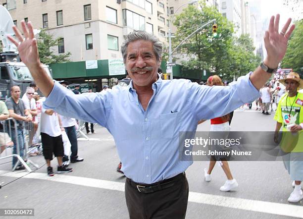 Geraldo Rivera attends the 53rd annual Puerto Rican Day Parade on June 13, 2010 in New York City.