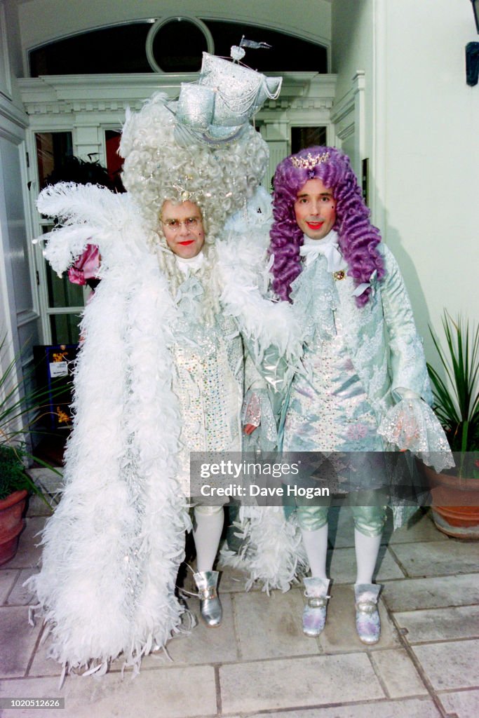 Elton John At His 40th Birthday Party