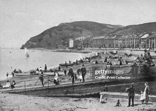 Aberystwith', circa 1896. From Pictorial England and Wales. [Cassell and Company, Limited, London, Paris & Melbourne, circa 1896]. Artist ER Gyde.