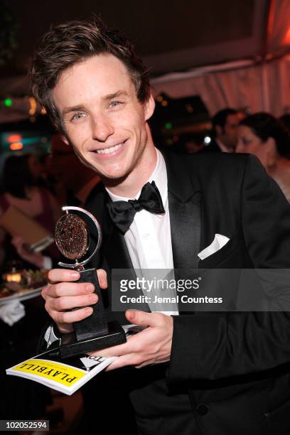 Eddie Redmayne attends the after party following the 64th Annual Tony Awards at Rockefeller Center on June 13, 2010 in New York City.