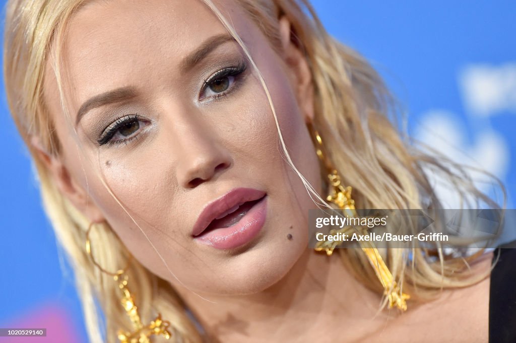 Iggy Azalea attends the 2018 MTV Video Music Awards at Radio City