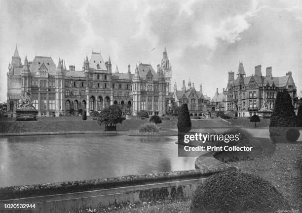 Eaton Hall', circa 1896. From Pictorial England and Wales. [Cassell and Company, Limited, London, Paris & Melbourne, circa 1896]. Artist Catherall &...
